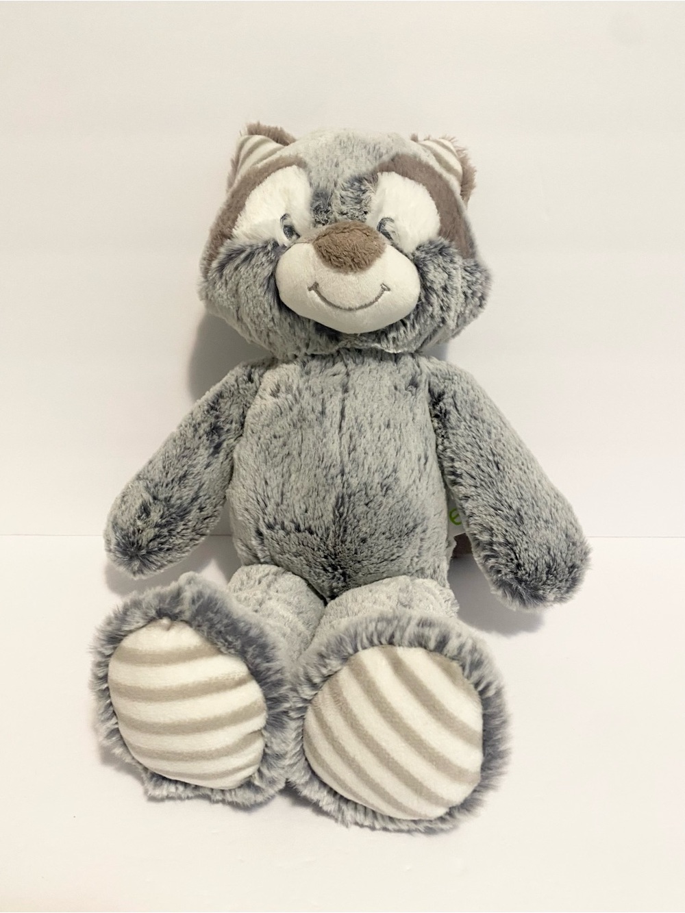 Ebba Wolf Plush Gray Baby Stuffed Animal Lovey 13” Soft Cuddle Toy Aurora Teddy